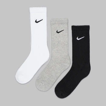 Набір жіночих шкарпеток високих бавовняних Nike U Nk V Cush Crew Value SX4508-965 38-42 3 пари Чорний/Білий (685068095467)