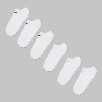 Набор женских носков коротких хлопковых Nike U Nk Everyday Ltwt Ns Band SX7679-100 34-38 6 пар Белый (888408294784)