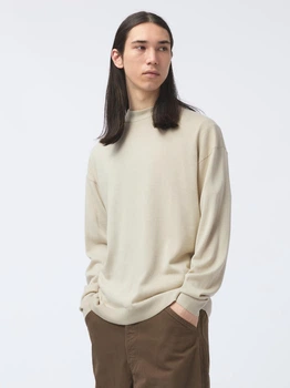 Гольф-водолазка чоловічий Uniqlo 167522508 M Бежевий (1159829845)