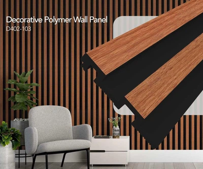3D панель Walldeco реечная полимерная 2900х115мм (D402-103)
