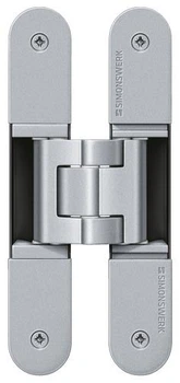 Петля прихована Simonswerk Tectus TE 340 3D F1 хром матовий, до 80 кг