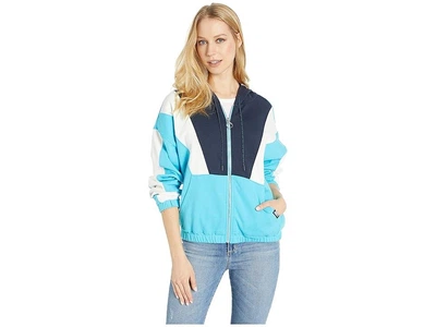 Кофта на блискавці Juicy Couture Mixed Track Jacket Color: Electric Cloud (JWTKJ179273) L