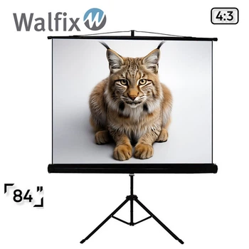 Проекционный экран Walfix SNТ-2 мобильный тренога 84" 170х127см 4:3