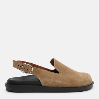 Женские сандалии замшевые Ashoes Клоги 008 41 26 см Нюд (ROZ6501005839)