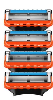 Лезвия для бритья Gillette Fusion5 4 шт без упаковки (77802106)