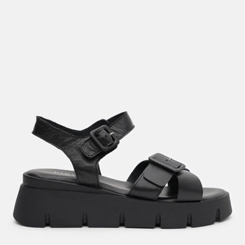 Жіночі сандалії шкіряні Paradize Shoes ALS-3-2 38 24.2 см Чорні (ROZ6501062182)