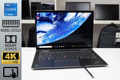 Ноутбук-планшет Lenovo ThinkPad X1 YOGA 6 Gen i7-1185G7 32RAM 256SSD IPS TOUCH 4K 14” Б/У