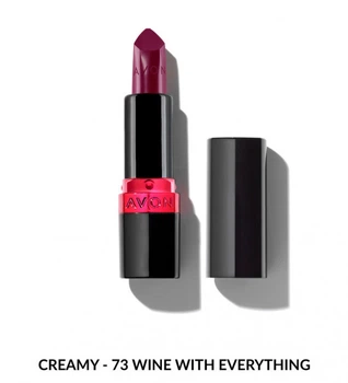 Увлажняющая кремовая губная помада Avon «Ультра» 73 Wine With Everything/73 Винный