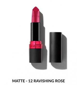 Увлажняющая матовая губная помада Avon «Ультра» 12 Ravishing Rose/12 Очаровательная роза