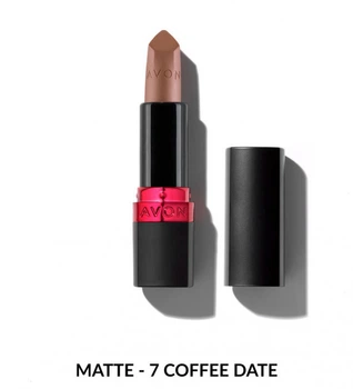 Увлажняющая матовая губная помада Avon «Ультра» 7 Coffee Date/7 Классический кофейный