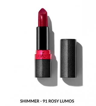 Увлажняющая мерцающая губная помада Avon «Ультра» 91 Rosy Lumos/91 Сияющая роза