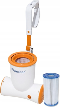 Pompa filtrująca do basenów Bestway Skimatic ze skimmerem 2574 l/h 73642 (6941607346945)