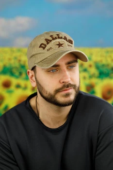 Чоловіча бейсболка Бежевий Braxton"Dallas"