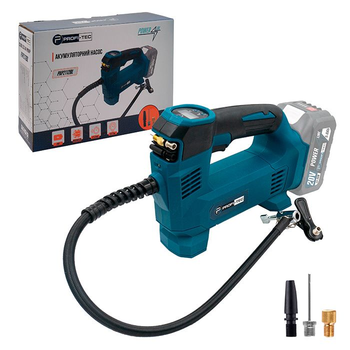Мощный аккумуляторный насос PROFI-TEC PAP2012BL POWERLine: без АКБ 20V, 10.3 бар, 12 л/мин КАРКАС