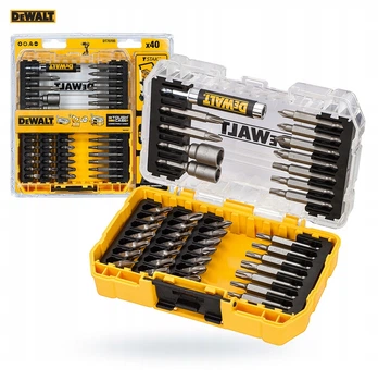 Набор бит DeWALT Phillips, Pozidriv, Torx, L= 25, 50 мм, головки 8, 10 мм, маг. держ., 40 шт, кейс (DT70705)