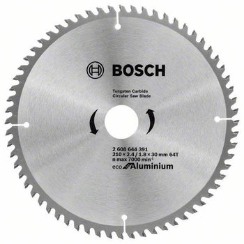 Диск пильный 210 х 30 (64Т) Bosch по алюминию (2608644391)