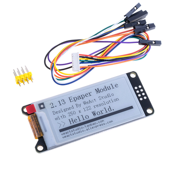 E-ink дисплей WeAct Epaper 2.13'' 250x122 SPI 2 цвета черный белый (888524)
