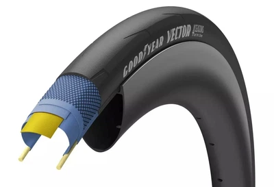 Покрышка GoodYear 700x25C 25-622 Vector 4Seasons Tubeless Complete Folding 120 tpi (1084-TIR-79-71)