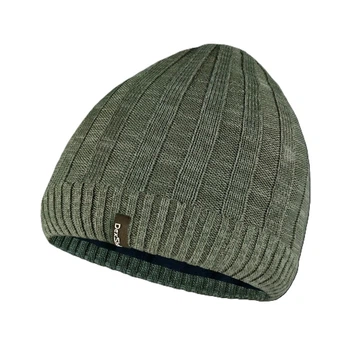 Шапка водонепроницаемая Dexshell Heathered Rib Knit Beanie Хаки (1047-DH32405SSN)