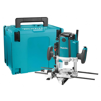 Мощный фрезер вертикальный Makita RP1803FXJ : 1650 Вт, патрон 6, 8, 12 мм
