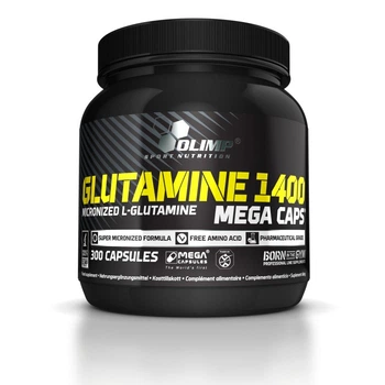 Амінокислота Olimp Labs L-Glutamine Mega Caps 300 капсул (102204)