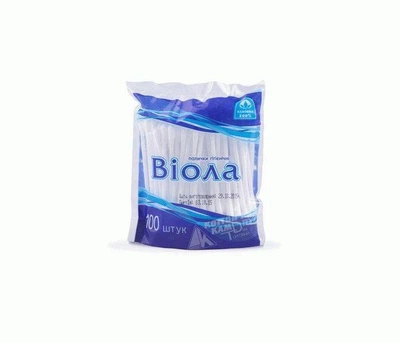 Ватні палички, 100 шт, Віола