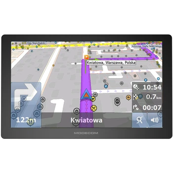 Автомобільний GPS навігатор із Bluetooth, 9-дюймовий екран, 8 ГБ, MapFactor, Windows CE, чорний