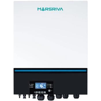 Джерела безперебійного живлення Marsriva Інвертор Marsriva OFF-G 8.0 kW 230V RS232/RS485 CE PF1 VOL VM I 8KW TWIN-48V (MR-SPF8000M TWIN-Ver.1)