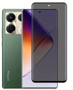 Защитное стекло DK для Infinix Note 40 Pro / Note 40 Pro+ | 3D Антишпион Full Glue (020543) (black)