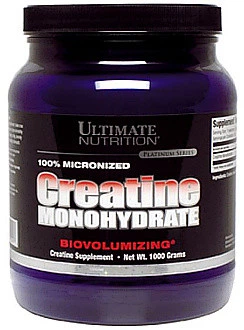 Креатин Ultimate Nutrition Creatine monohydrate 1000 грамм Без вкуса