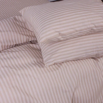 Наволочка MirSon Ranforce Elite 17-0602&nbsp;Stripe&nbsp;Creamy 50х50 см (2200008050863)