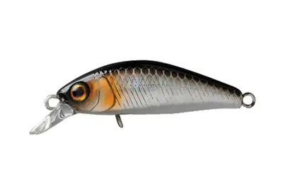 Воблер Jackall Chubby Minnow 35SP 2.3г, колір: HL Silver & Black (4106019008)