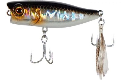 Воблер Jackall Chubby Popper 42F 3.3г, колір: HL Silver & Black (4106017009)