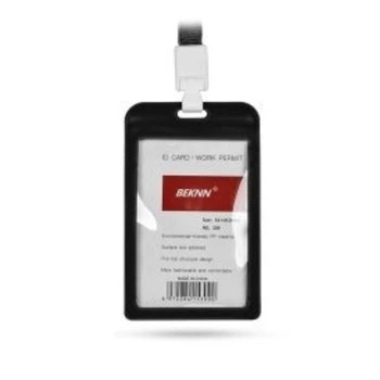 Бейдж пластик Stenson R97947 Черный