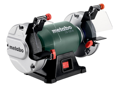 Професійне точило для заточки Metabo DS 125 M : 200 Вт, диск 125х20х20 мм, 2980 об/хв
