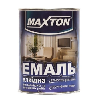 Емаль алкидна MaxTon 2,8 кг чорна
