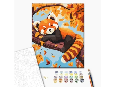 Картина по номерам Красная панда, Brushme (30х40 см), KBS0183