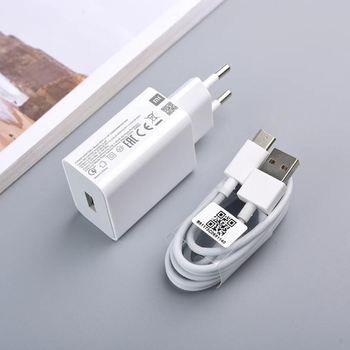 Зарядний блок Xiaomi 22.5W + кабель Type-C | Швидка зарядка QC 3.0 / PD для смартфонів.Зарядка Quick Charge 3.0 (MDY-11-EP 22.5w) Poco.
