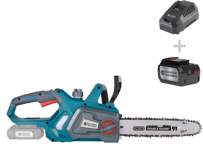 Пила аккумуляторная цепная Konner&Sohnen KS CS20V-12 Set Max