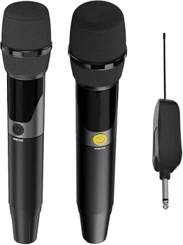 Комплект беспроводных микрофонов HiFuture WM100 2 шт Black (wm100.black)