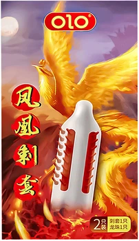 Презерватив з вусиками Olo Phoenix 1 шт + Кулька + Лубрикант (ROZ6501053586) 