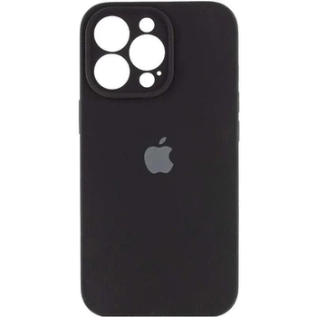 Чохол Silicone Premium case з захистом камери для iPhone 13 Pro Max Full Camera Protective black 9726