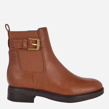 Женские демисезонные челси высокие Tommy Hilfiger 378268001 40 Коричневые (1159830642)