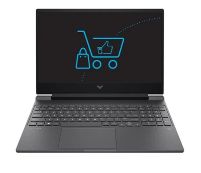 Ноутбук HP Victus 15 / AMD Ryzen™ 5 8645HS / ОЗП 32 GB / Накопитель 1000 GB / NVIDIA GeForce RTX 3050 6Гб / 144Hz / Матовый, LED, IPS / Черный - Уцінка