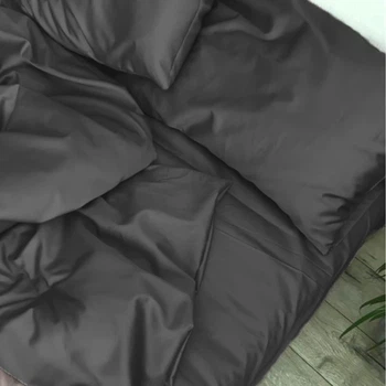 Наволочка MirSon Light Pro 10-005 Dark Gray Satin 40x40 см (2200010171235)
