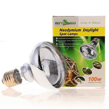 Неодимовая лампа Repti-Zoo Neodymium Daylight 100W B80100 - обогревательная UVA лампа для террариума