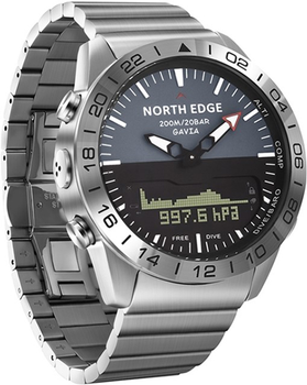 Мужские водостойкие часы North Edge 20bar ударостойкие для военнослужащих