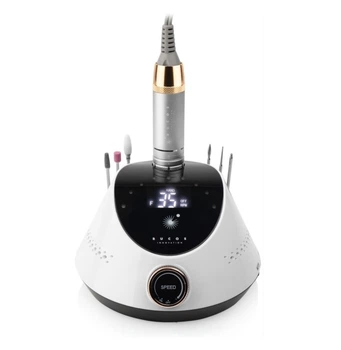 Фрезер Bucos Nail Drill X2 Pro White Pearl 65W 35 000 об+6 улучшених фрез