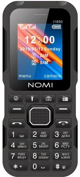 Мобильный телефон Nomi i1850 Black (993996) – фото, отзывы
