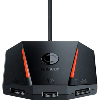Конвертор мышки и клавиатуры для игровых консолей LeadJoy VX2 AimBox адаптер Xbox PlayStation черный